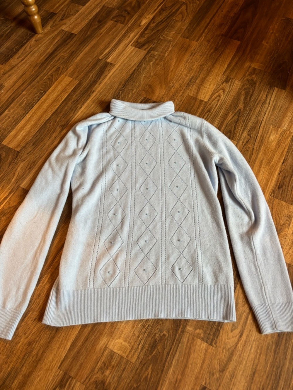 Baby Blue Turtleneck Sweater